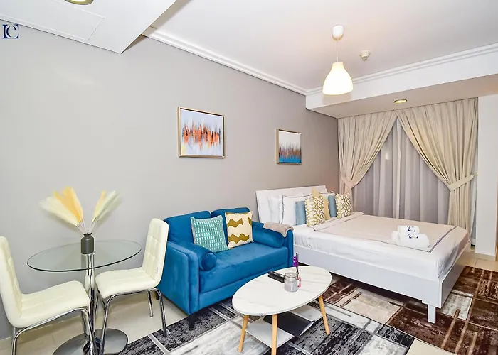 Luxury Escapes - Cozy Studio With Balcony Near Metro - Goldcrest 2 Jlt