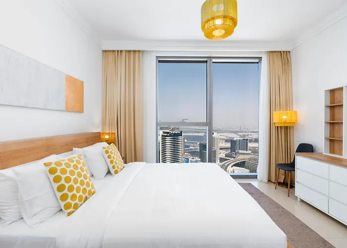 Unified Vacation Homes-1 Bed Apt With Stunning View-High Floor-Free Pool Gym