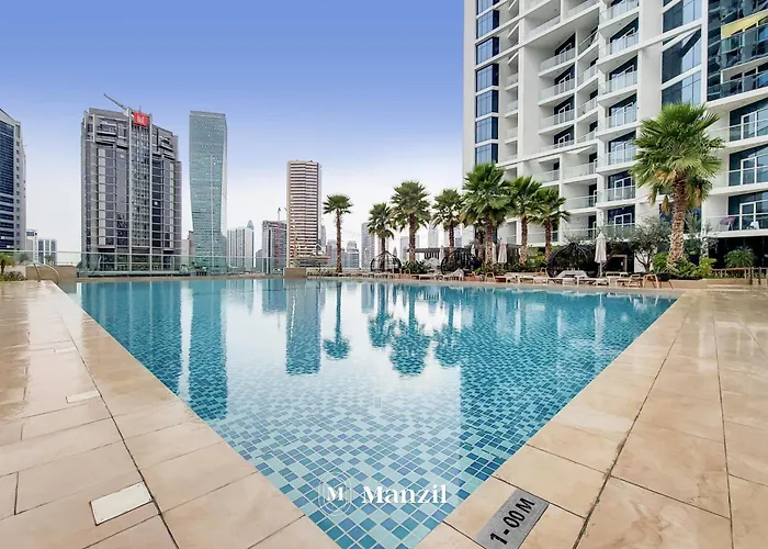 Manzil - Luxurious 1Br Waterfront Apartment At Damac Maison Prive With Burj Views