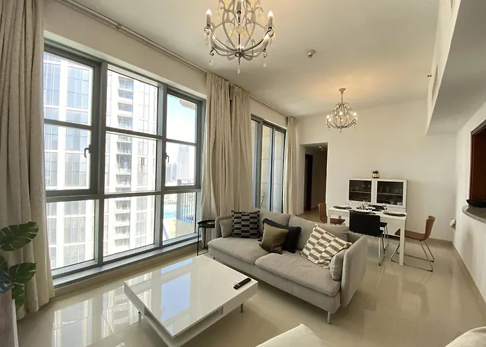 Lux Bnb Standpoint Tower Burj & Fountain Views