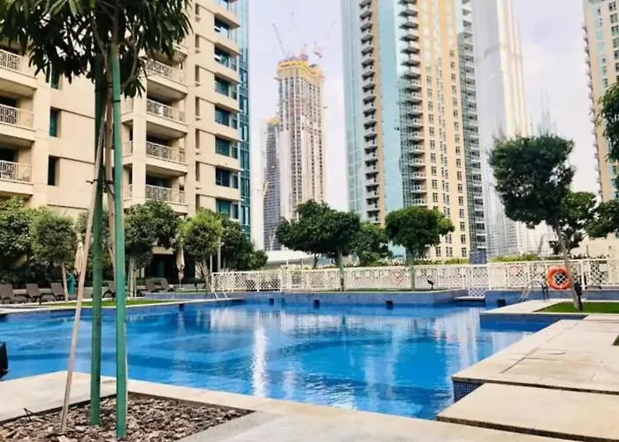 Nasma Luxury Stays - Fancy Apartment With Balcony Near Burj Khalifa