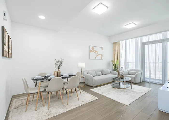 Escape24 Modern Apartment Bloom Tower Jumeirah Village Circle Jvc Dubai