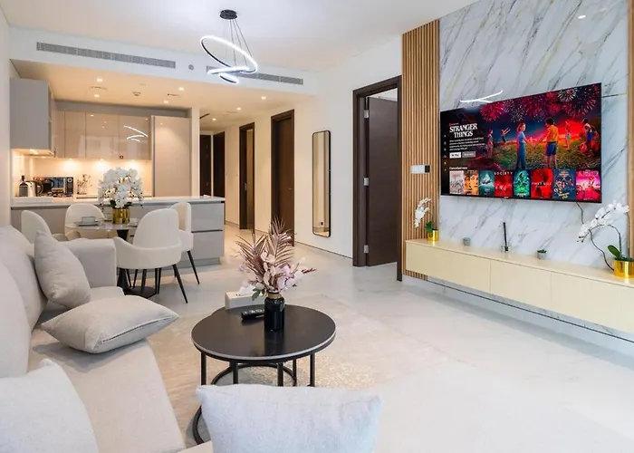 Premium Chic Fully Furnished 1 Bedroom In Sobha Hartland