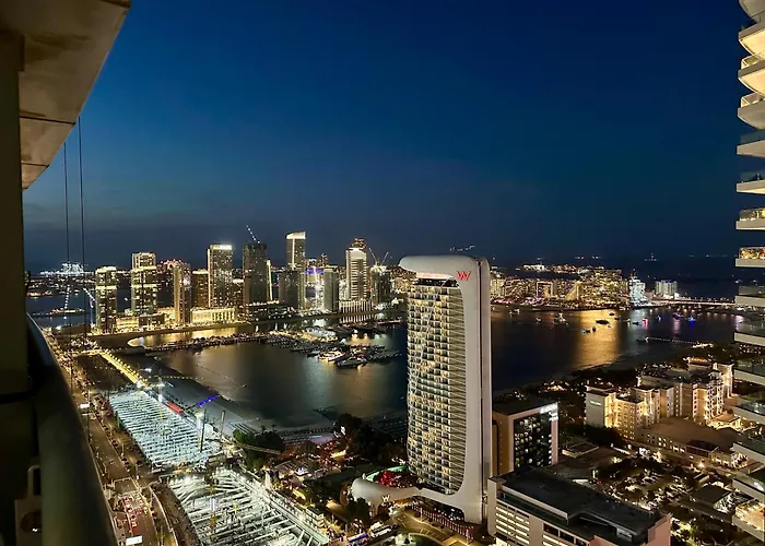 Sea View 1 Bedroom Flat, Luxury Amenities, Near Beach & Club With Free Parking In Dubai Marina