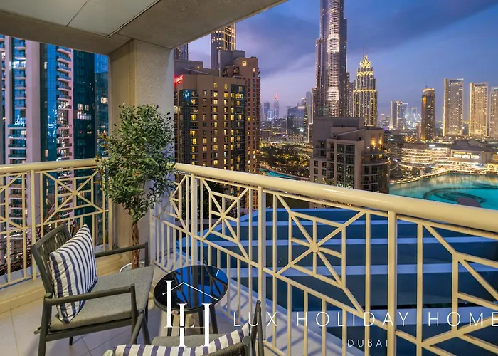 Lux The Burj Khalifa Fountain View Suite