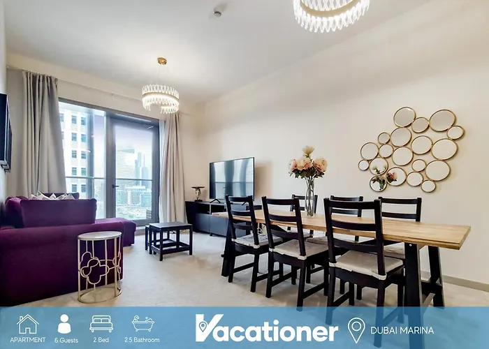 Sparkle Tower 1, Dubai Marina - Bright Two Bedroom