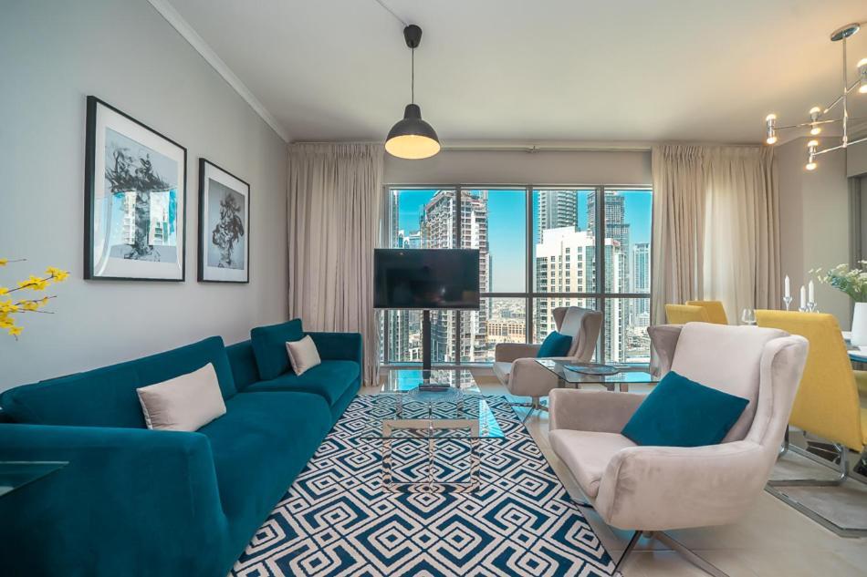 Durrani Homes - Residences Lux Two Bedroom With Burj Khalifa Fountain View Daire