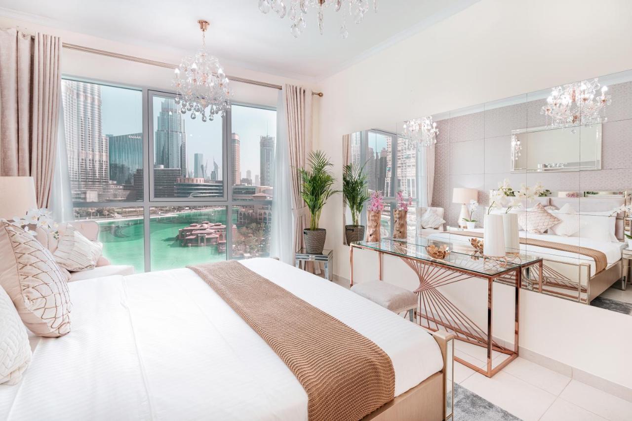 Elite Royal - Full Burj Khalifa & Fountain View - Brilliant - 2 Bedrooms & 1 Open Bedroom Without Partition Daire