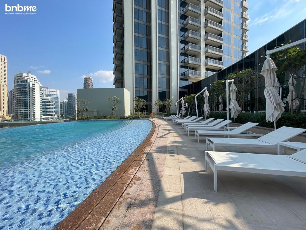 Bnbmehomes - Luxe High Floor - Full Seaview - 2804 Apartamento Dubai