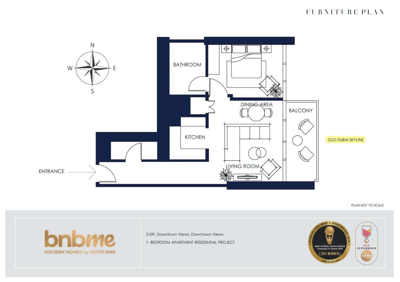 Daire Bnbmehomes - Watch The Burjk And Fountains Light Up At Night - 3109 *