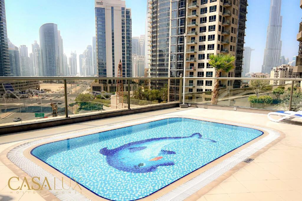 Lovely Big Studio W/ Burj Khalifa View In Downtown * Dubai