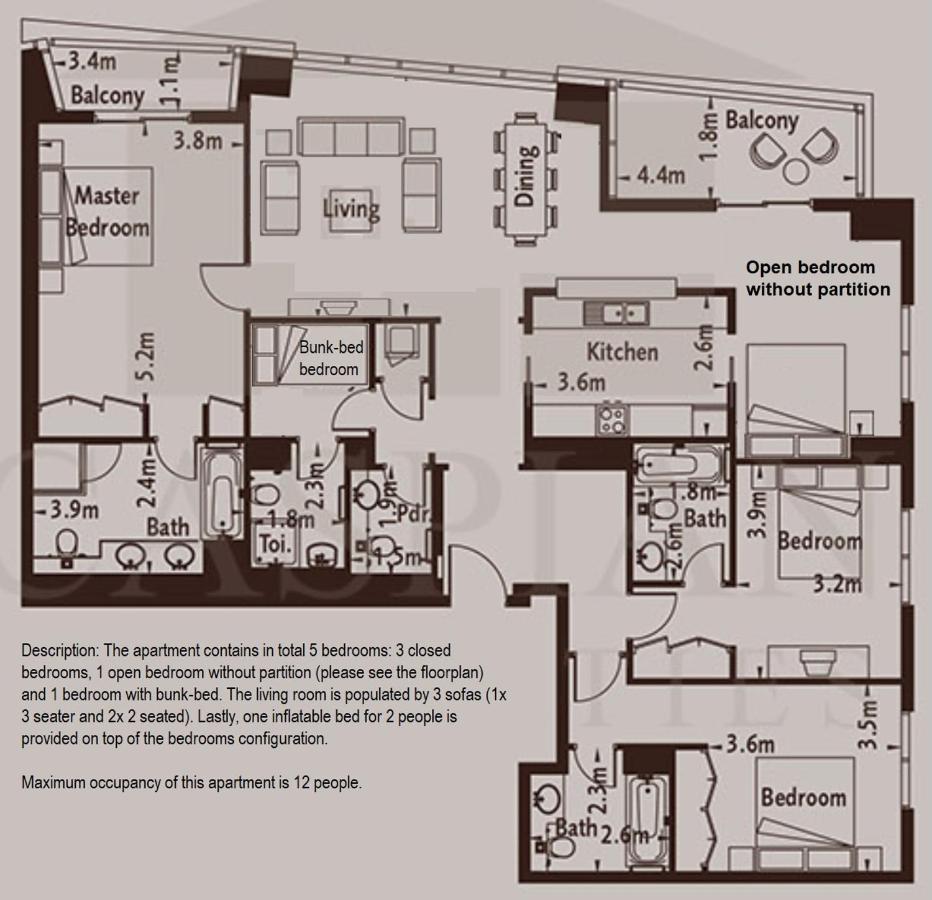 Apartamento Elite Royal - Panoramic Full Burj Khalifa, Fountain & Skyline View - Baron *