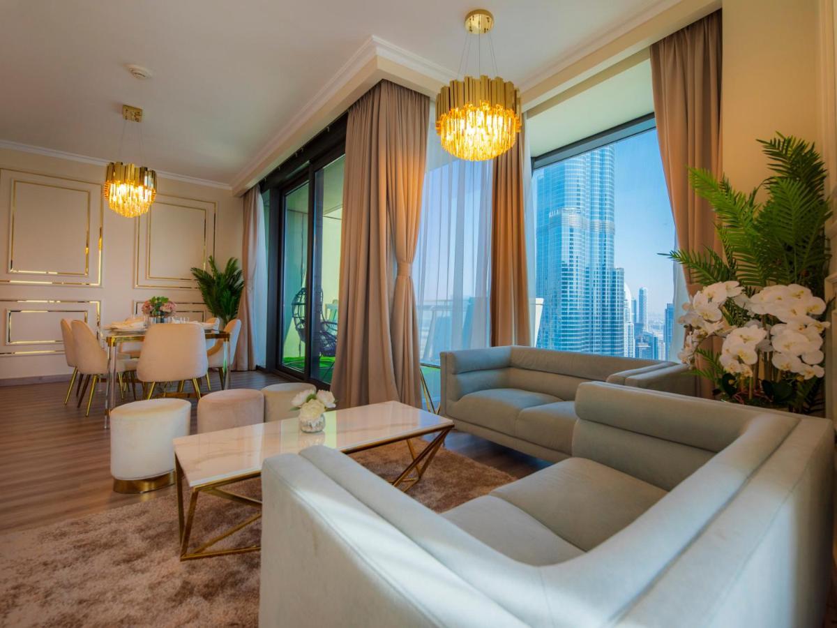 Apartment First Class 3br With Full Burj Khalifa And Fountain View Dubai