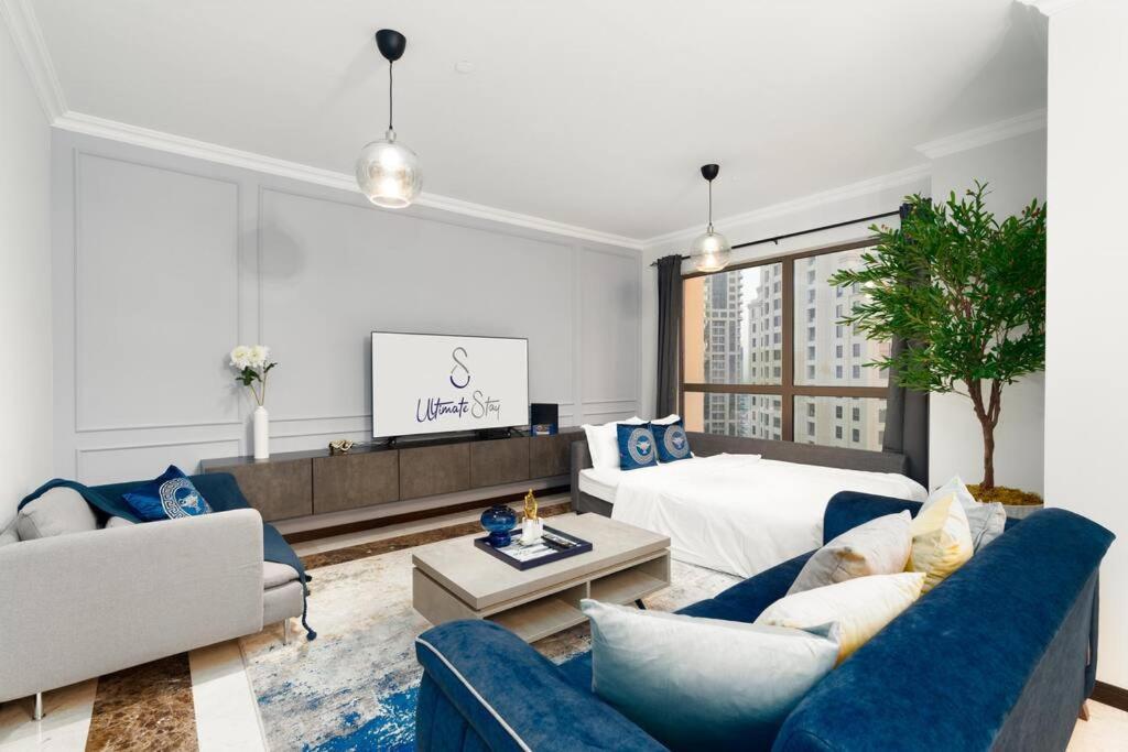 Daire Ultimate 3 Beds Sea And Jbr High Floor Dubai