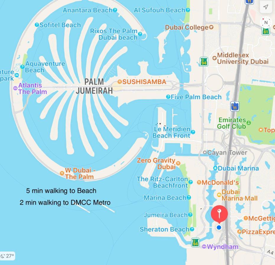 Homestay Luxury With Marina View Close To Jbr And Metro With Shared Kitchen