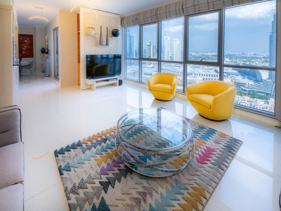 First Class 3br With Full Burj Khalifa And Fountain View Apartment Dubai