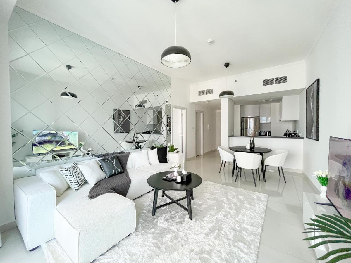 Trophy - Sparkling W Palm View With Direct Access To Marina Walk Daire *