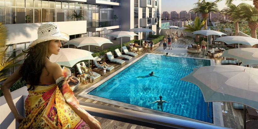 Apartamento Luxury Escapes - Cozy In Front Of Metro Stn - Access To Gym & Pool - Aura Azizi *
