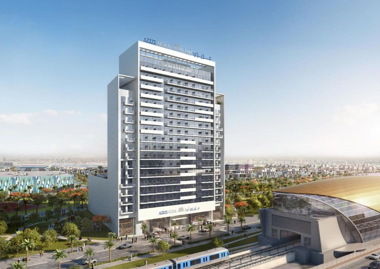 Luxury Escapes - Cozy In Front Of Metro Stn - Access To Gym & Pool - Aura Azizi Dubai