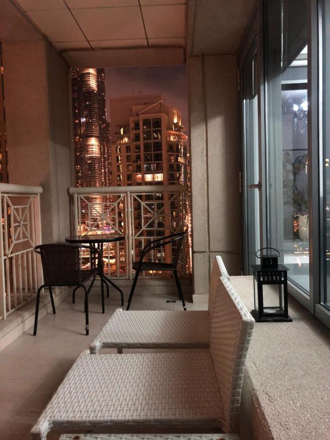 Downtown Boulevard One Bedroom Apt In 29 Blvd غرفة وصالة Burj & Fountain View Master Bedroom Plus 2 Single Beds In Living Apartment *