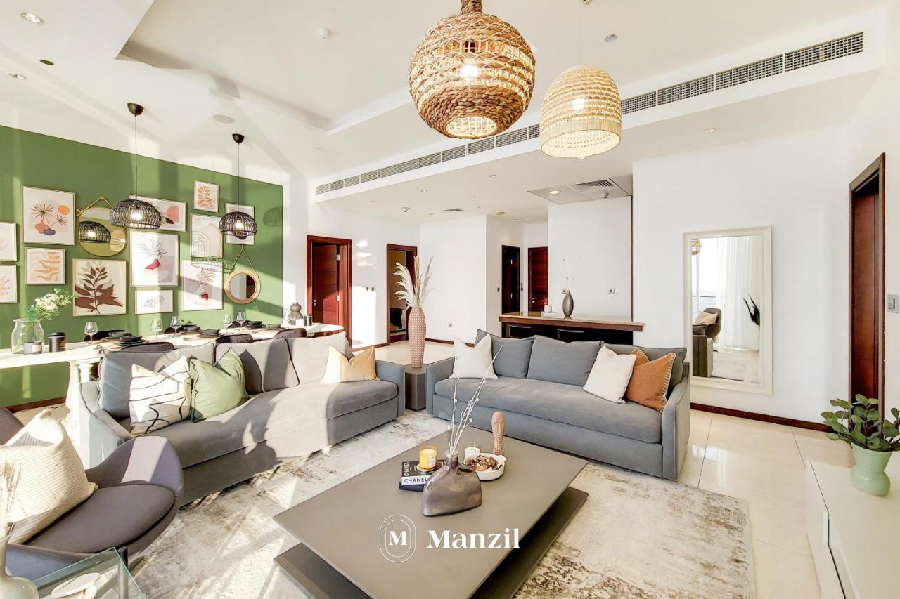 Manzil - Lavish 3br With Private Beach At Tiara Palm Jumeirah Apartamento