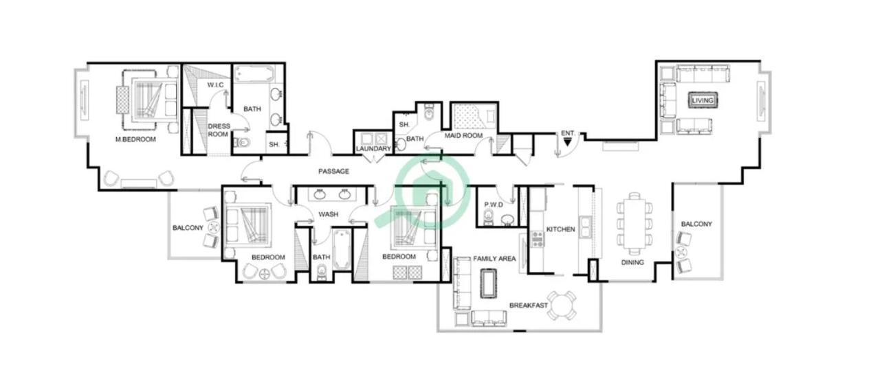 Spectacular Burj & Fountain View - Luxurious 3 Bedrooms & Maids - The Residences