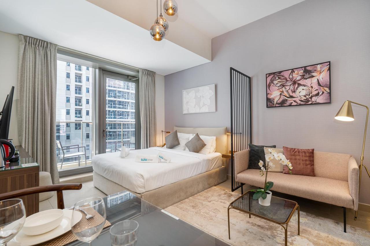 Elegant Studio Sparkle Tower Jbr By Suiteable Daire Dubai