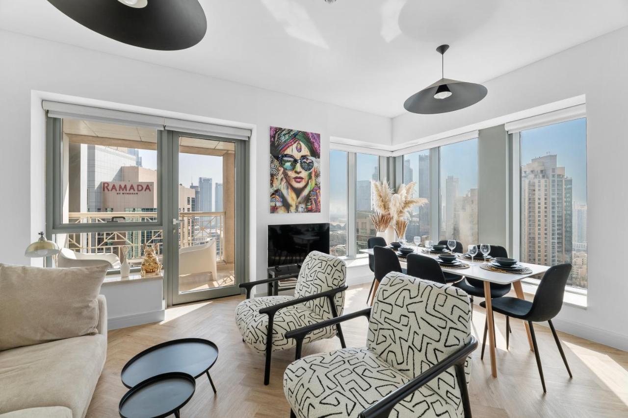 Sophisticated 1bd W Incredible Burj Khalifa Views Apartamento *