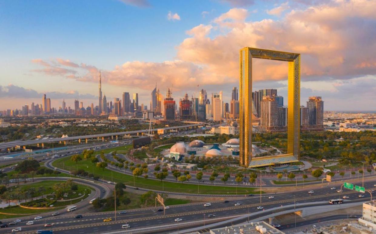 Dxb Near Adcb Metro Station