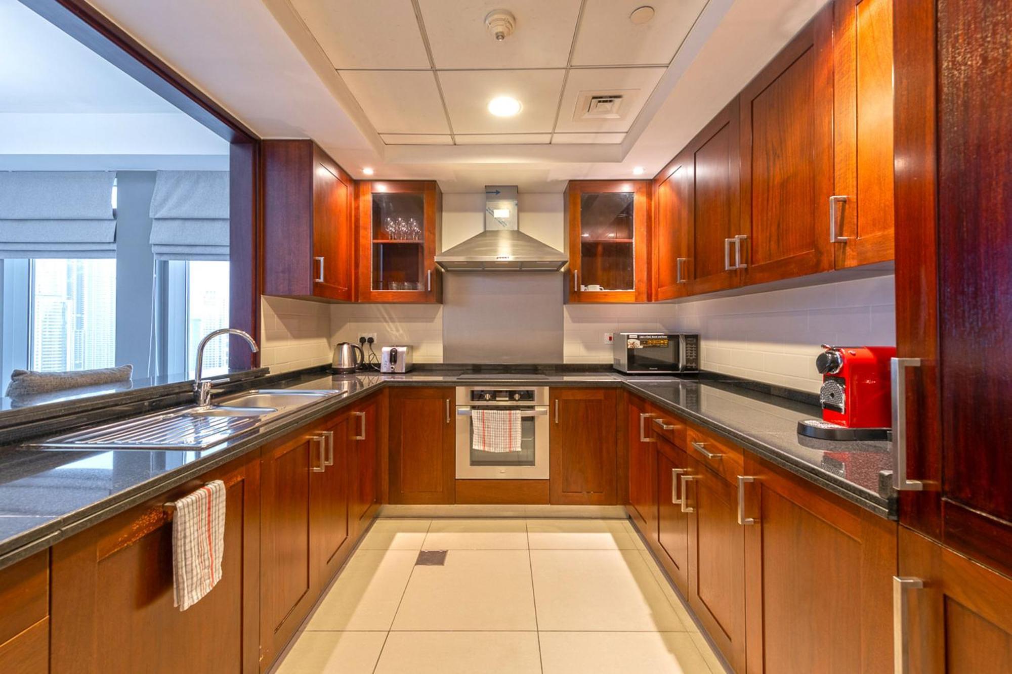 Daire Spectacular Burj Khalifa View 2Br 29 Boulevard Tower 2 *