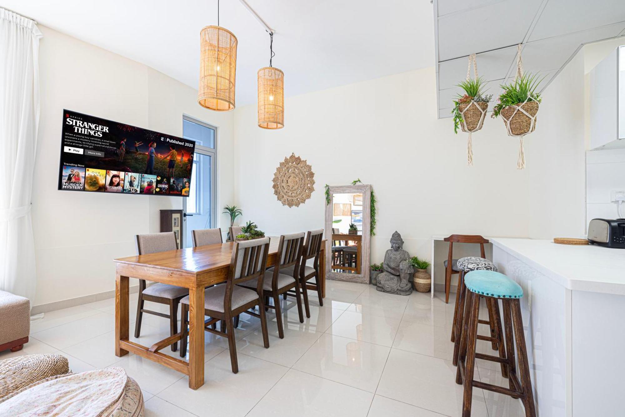 Stylish 3 Bedrooms Boho-style *
