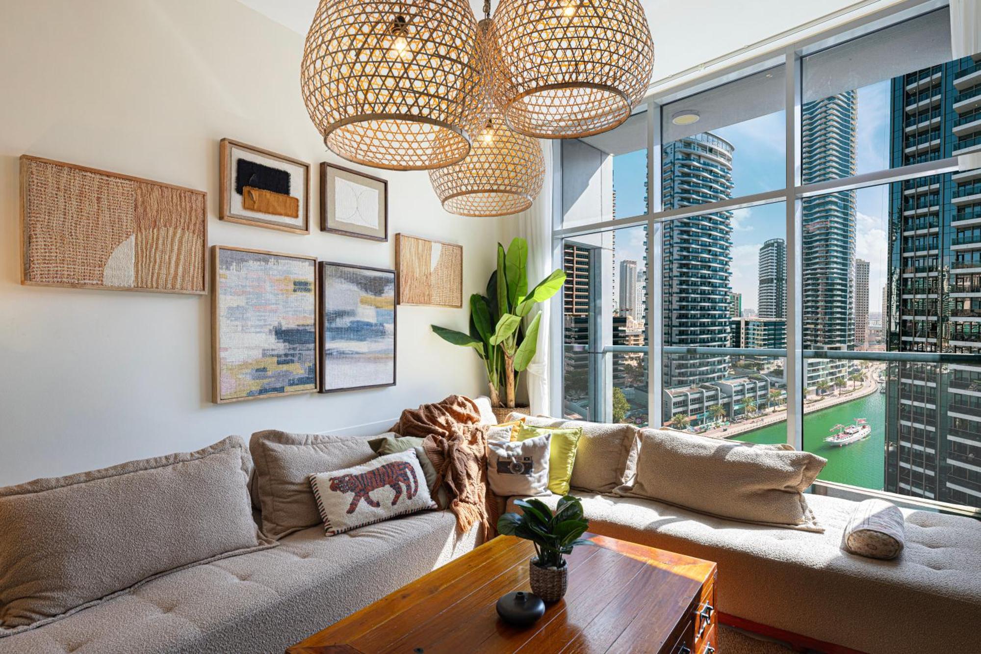 Stylish 3 Bedrooms Boho-style Apartment Dubai