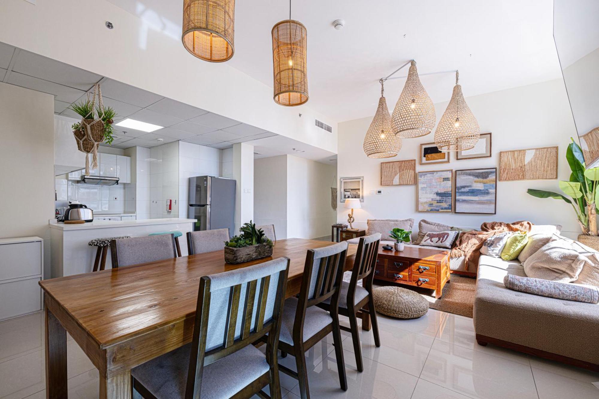 Apartment Stylish 3 Bedrooms Boho-style *