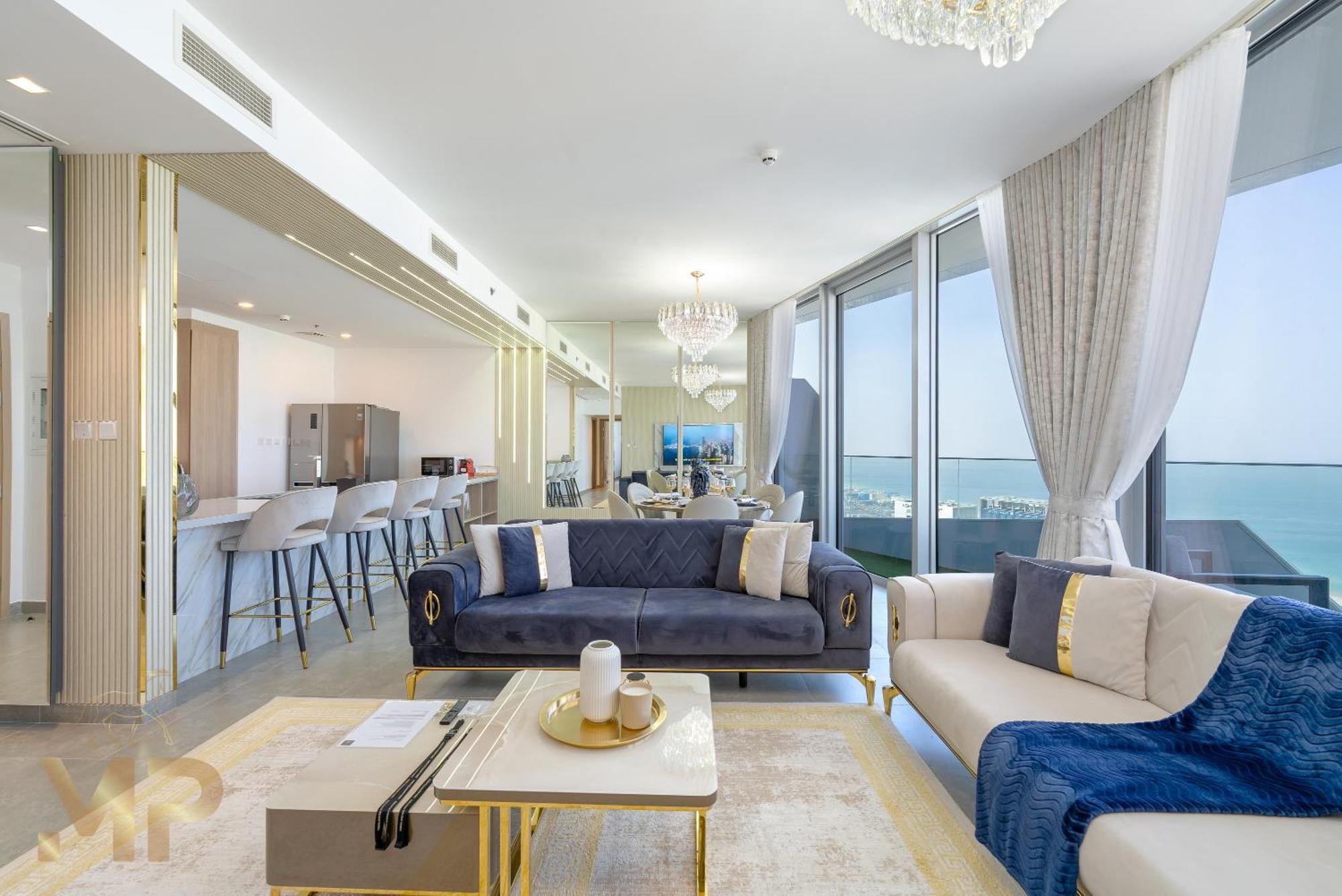 Marco Polo - Surreal Sea, Marina & Eye View On High Floor Dubai
