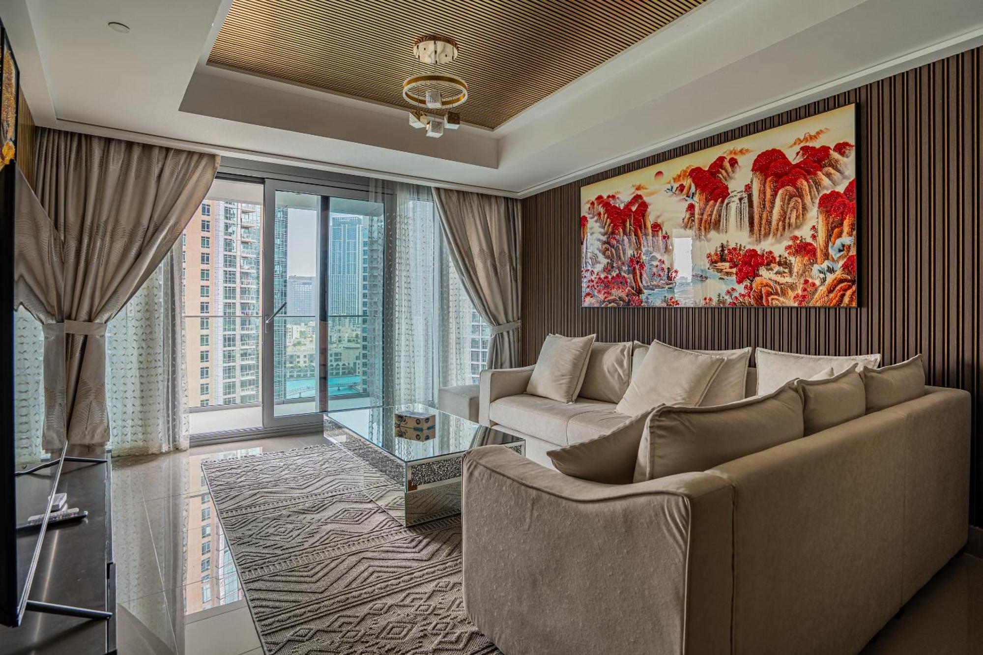5 Stars Grand Opera Tower Lux 2 Bedroom Downtown Full Burj Khalifa View