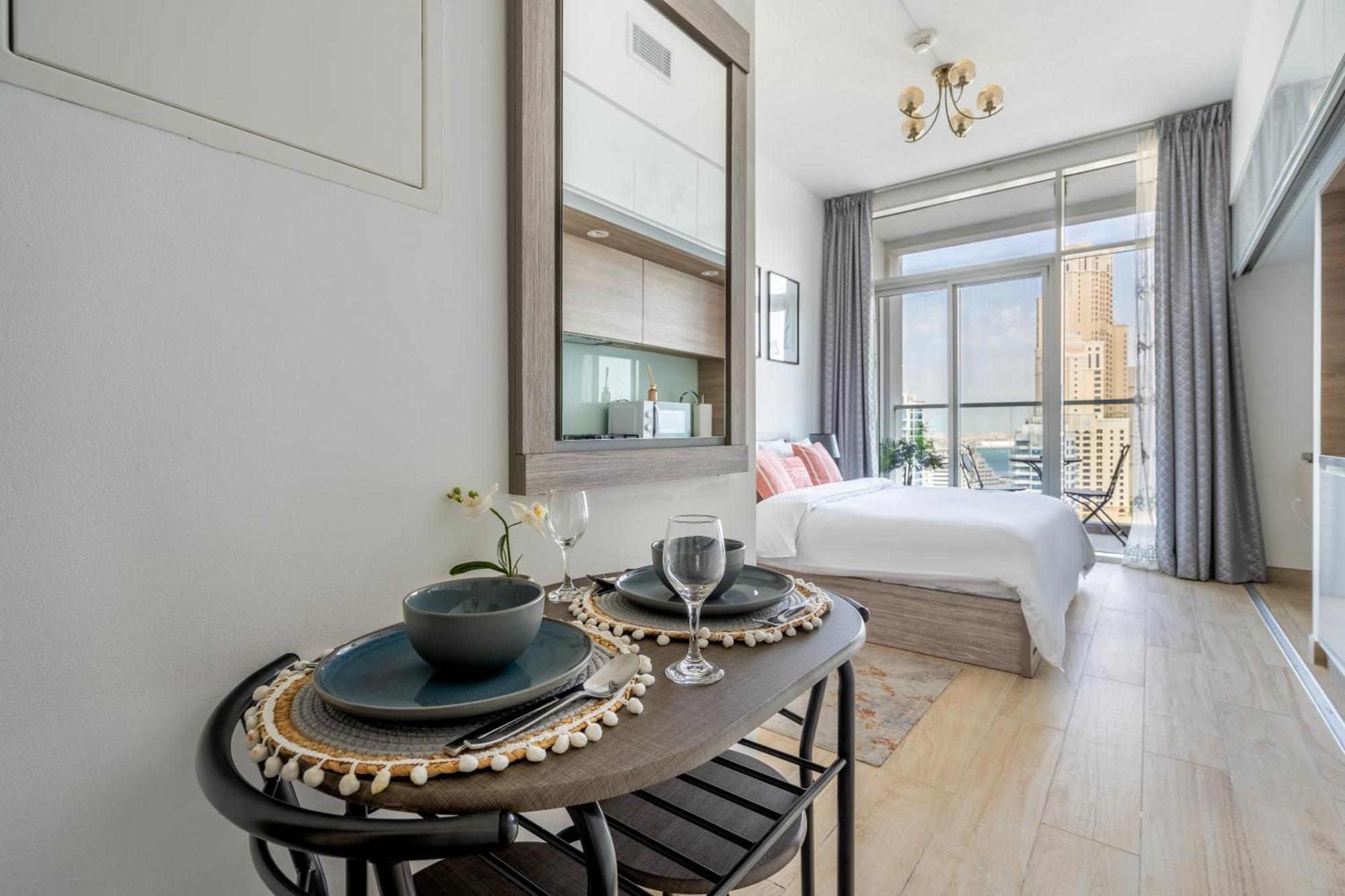 Flash Sale! Romantic Studio With Amazing Marina Views From The Balcony- Marina
