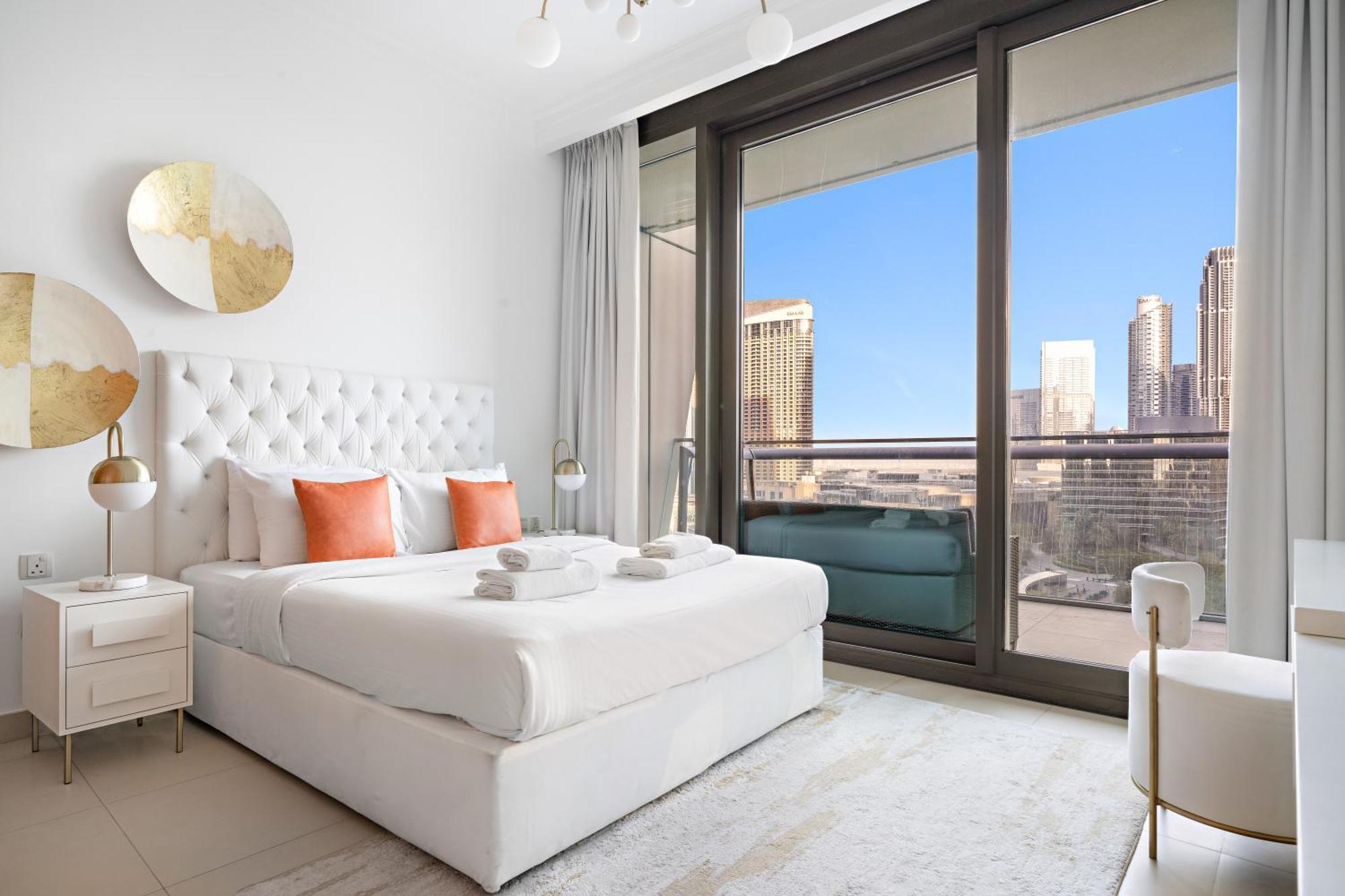 First Class 1br With Full Burj Khalifa View Apartment