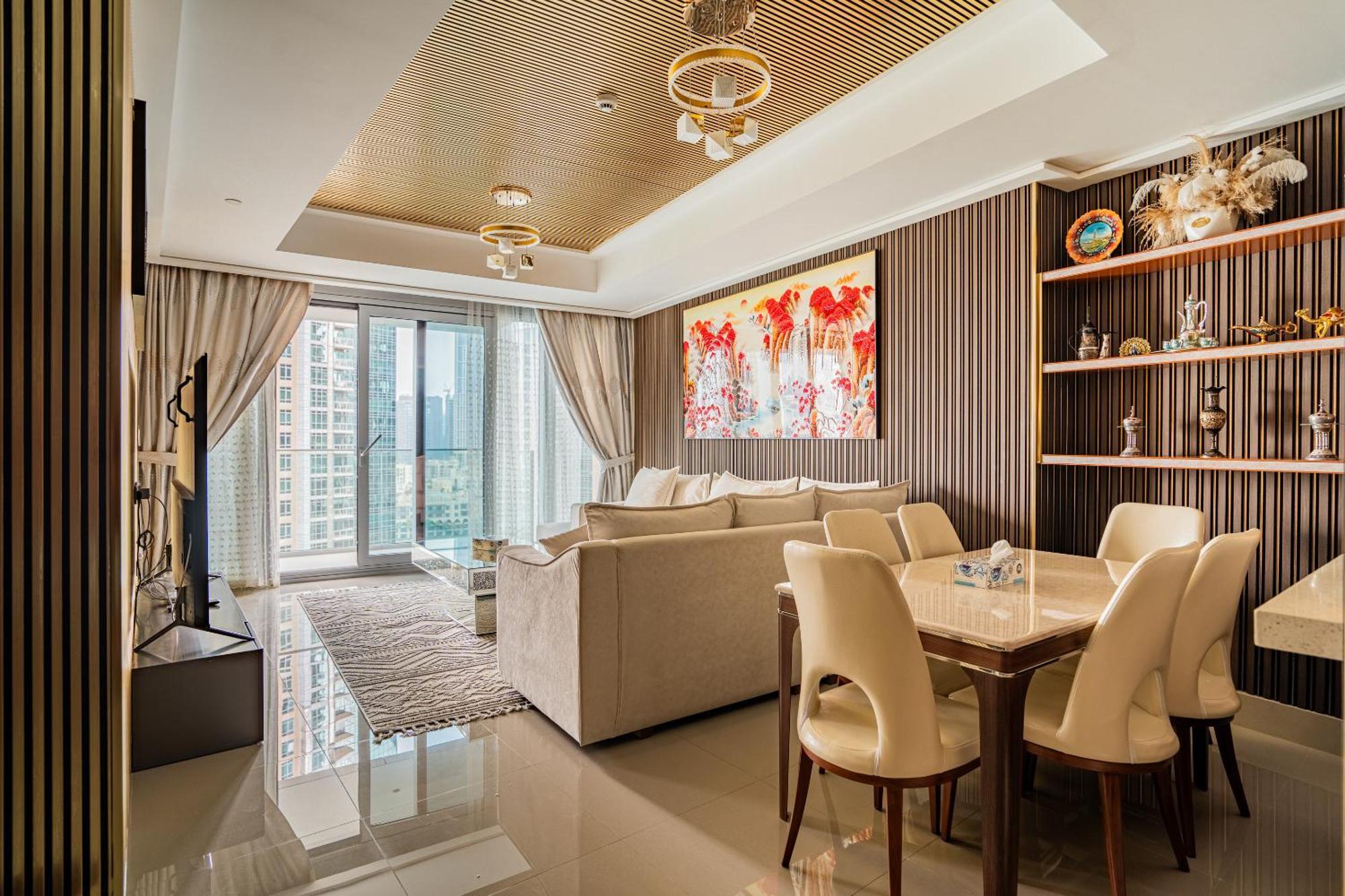5 Stars Grand Opera Tower Lux 2 Bedroom Downtown Full Burj Khalifa View Apartment *