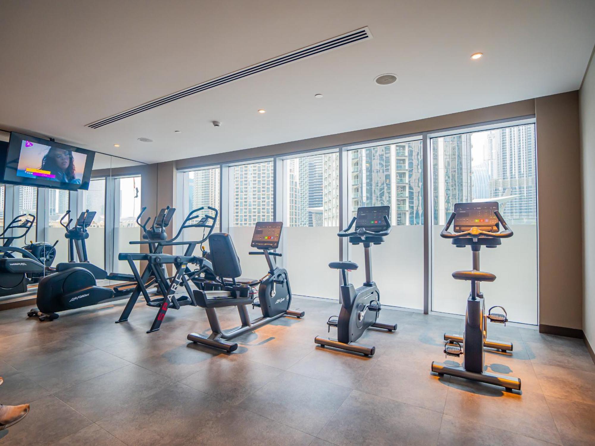 Apartment 5 Stars Grand Opera Tower Lux 2 Bedroom Downtown Full Burj Khalifa View *