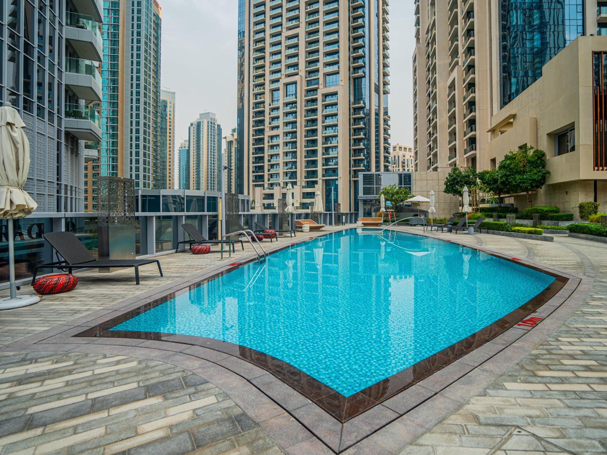 5 Stars Grand Opera Tower Lux 2 Bedroom Downtown Full Burj Khalifa View
