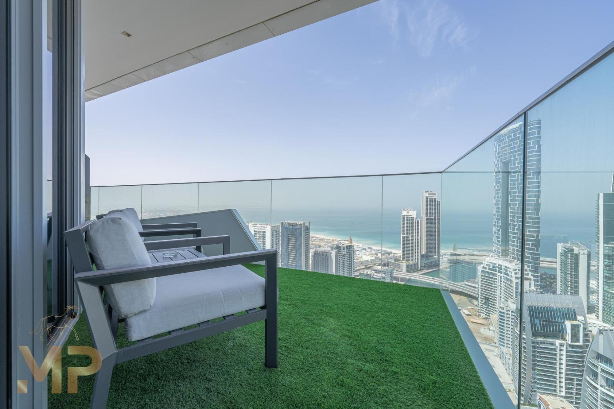 Marco Polo - Surreal Sea, Marina & Eye View On High Floor Apartment Dubai