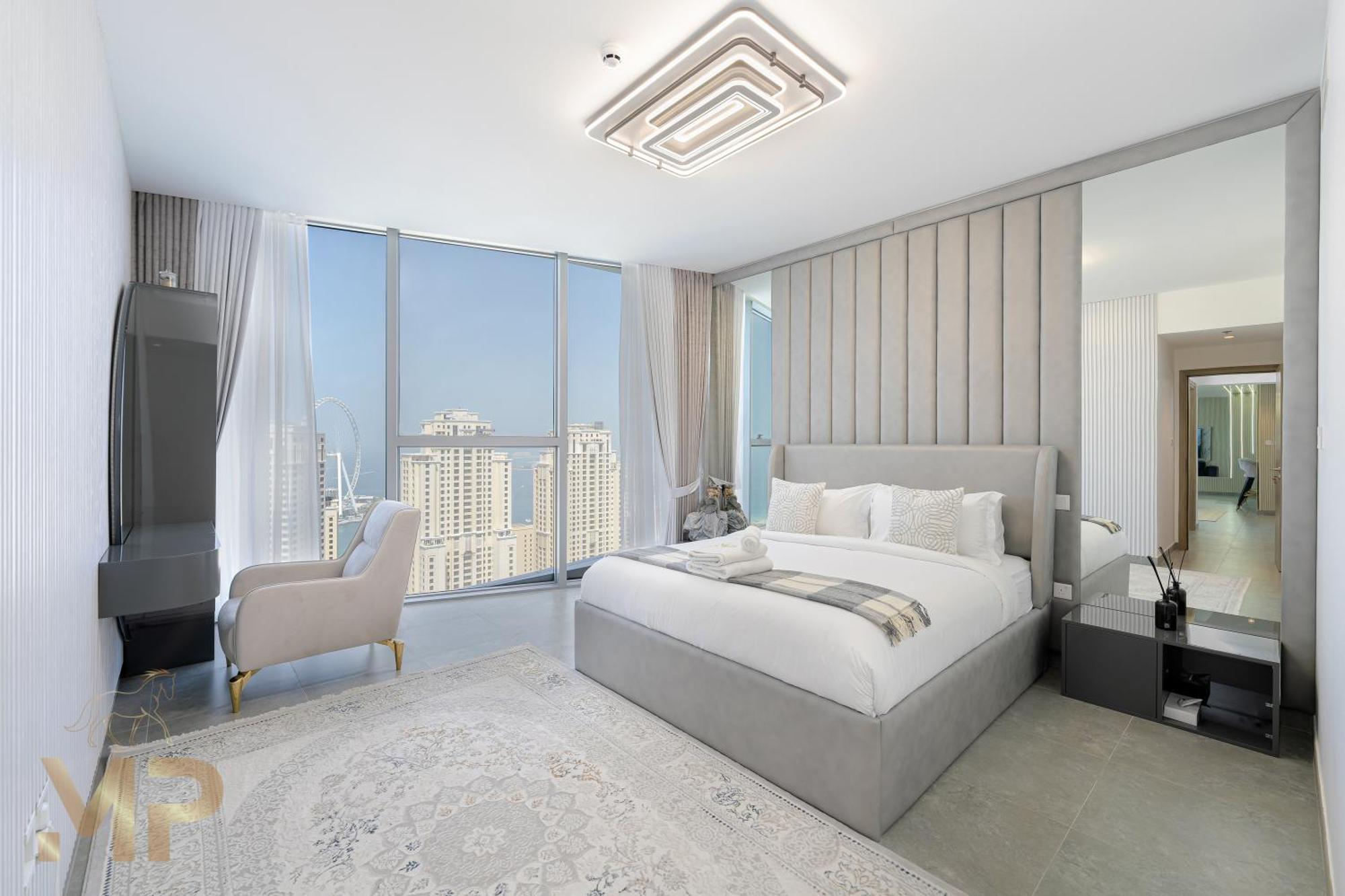 Marco Polo - Surreal Sea, Marina & Eye View On High Floor Apartment Dubai