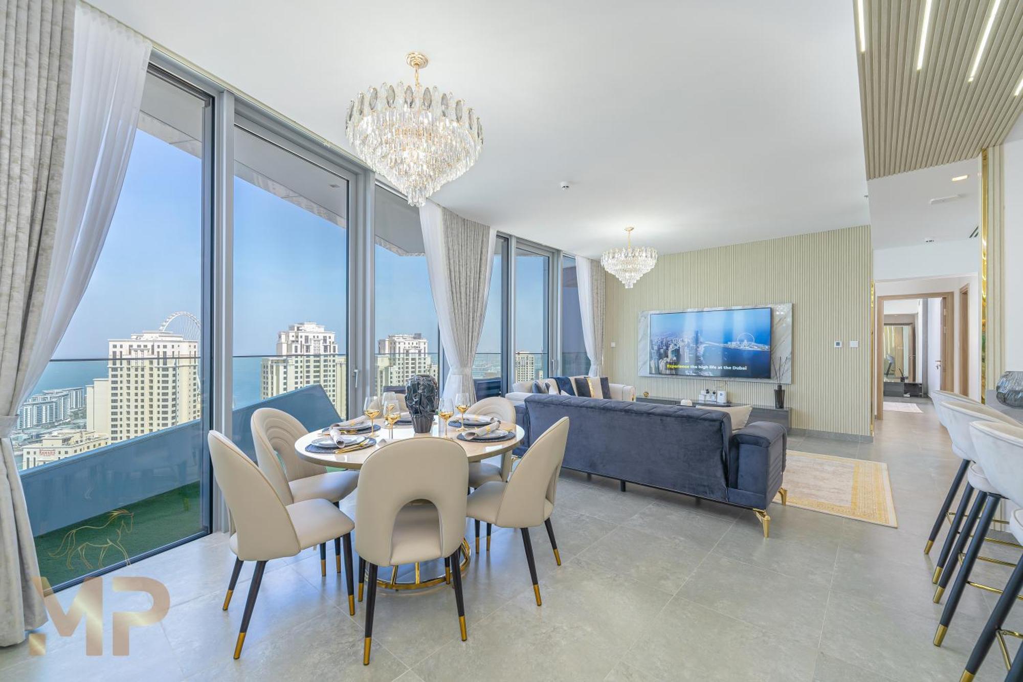 Apartment Marco Polo - Surreal Sea, Marina & Eye View On High Floor Dubai