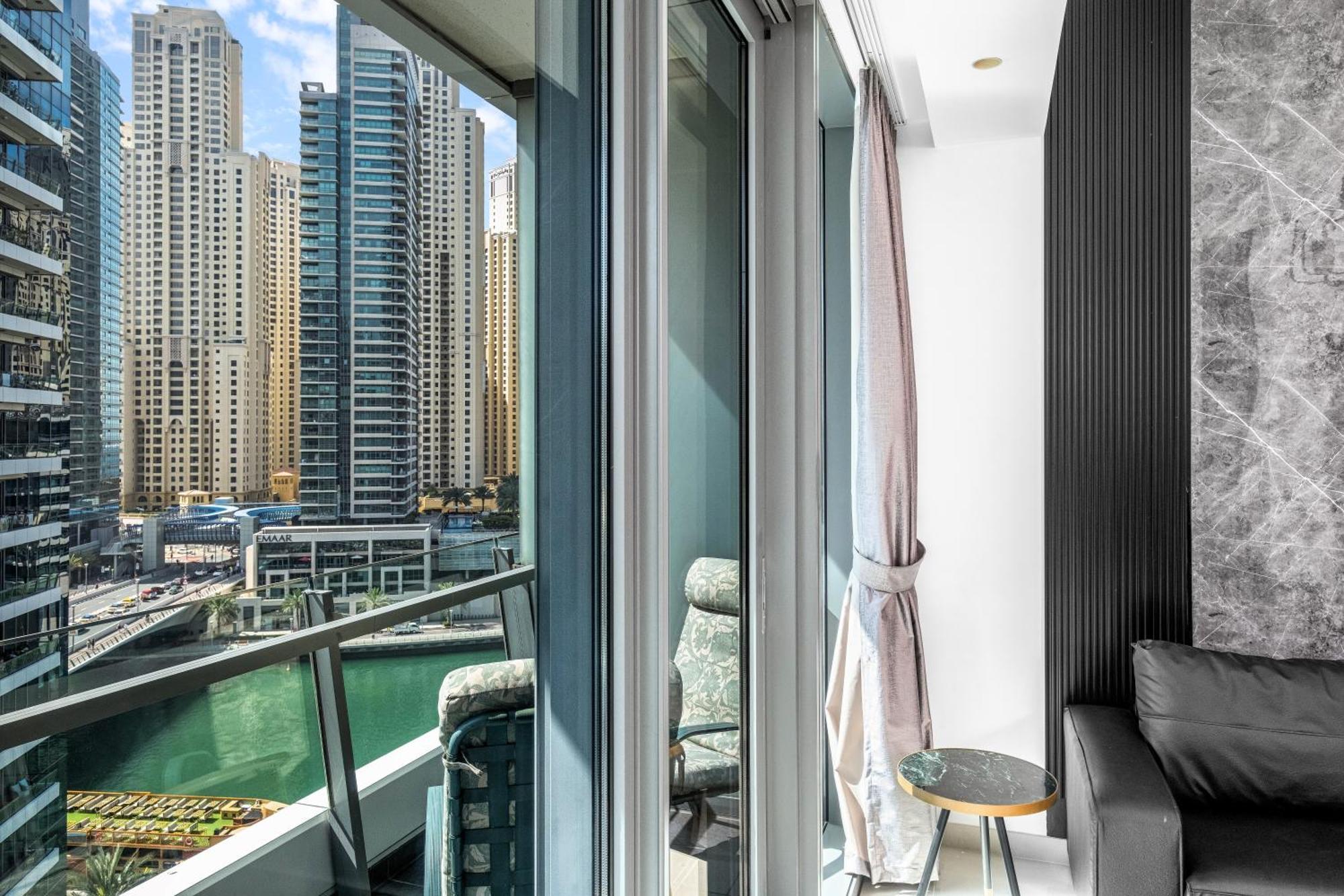 Panoramic 1br Stunning Marina Views Near Jbr By Maxx Value Homes Apartamento Dubai