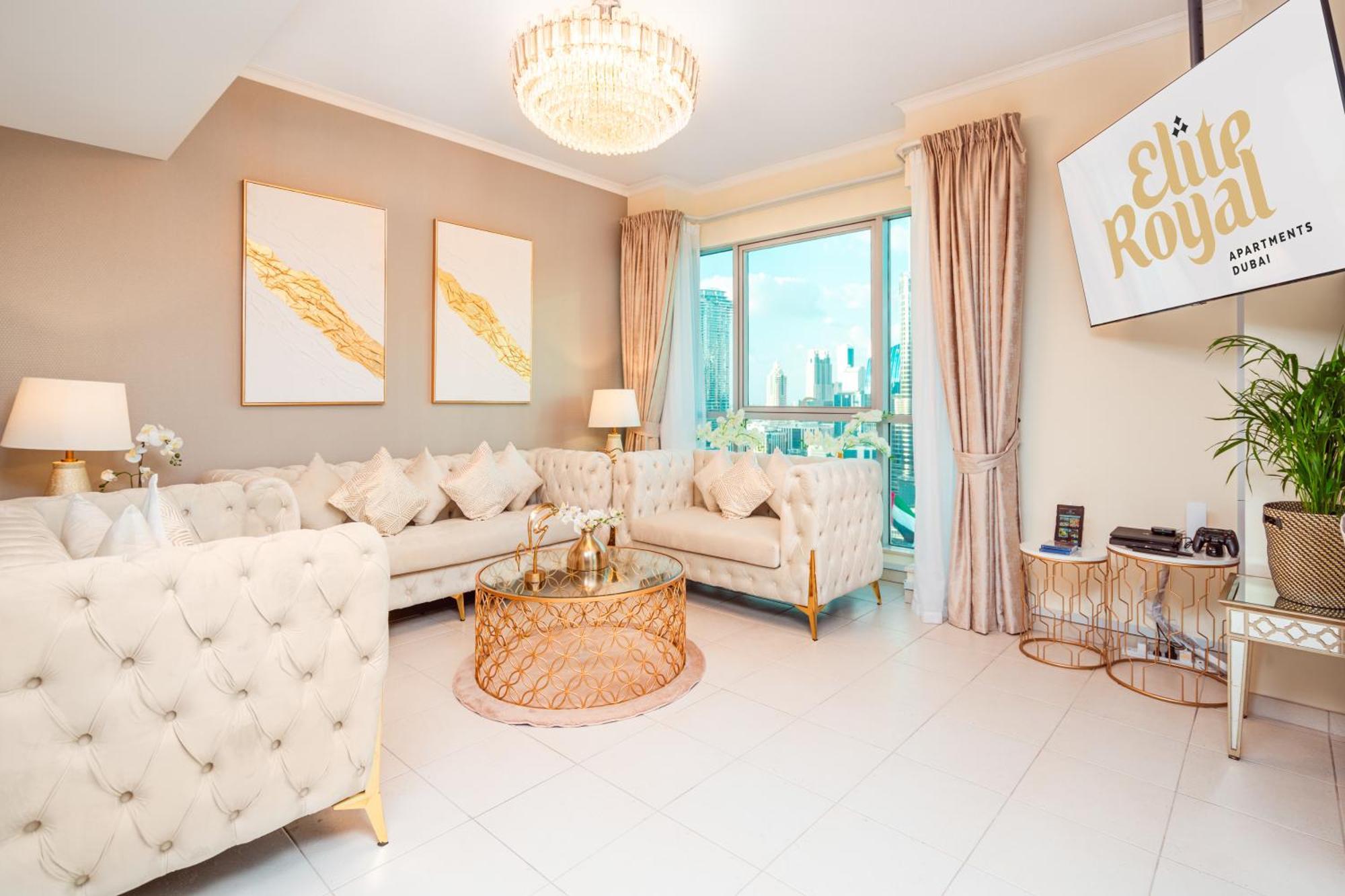 Apartment Elite Royal - Full Burj Khalifa & Fountain View - Luxurious - Largest Layout - Chairman *