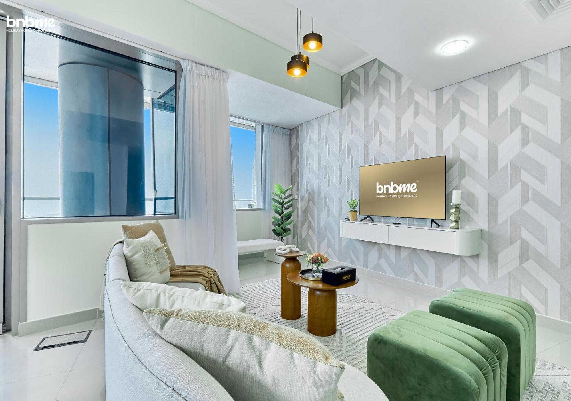 Bnbmehomes - Ocean Heights Apartment Dubai