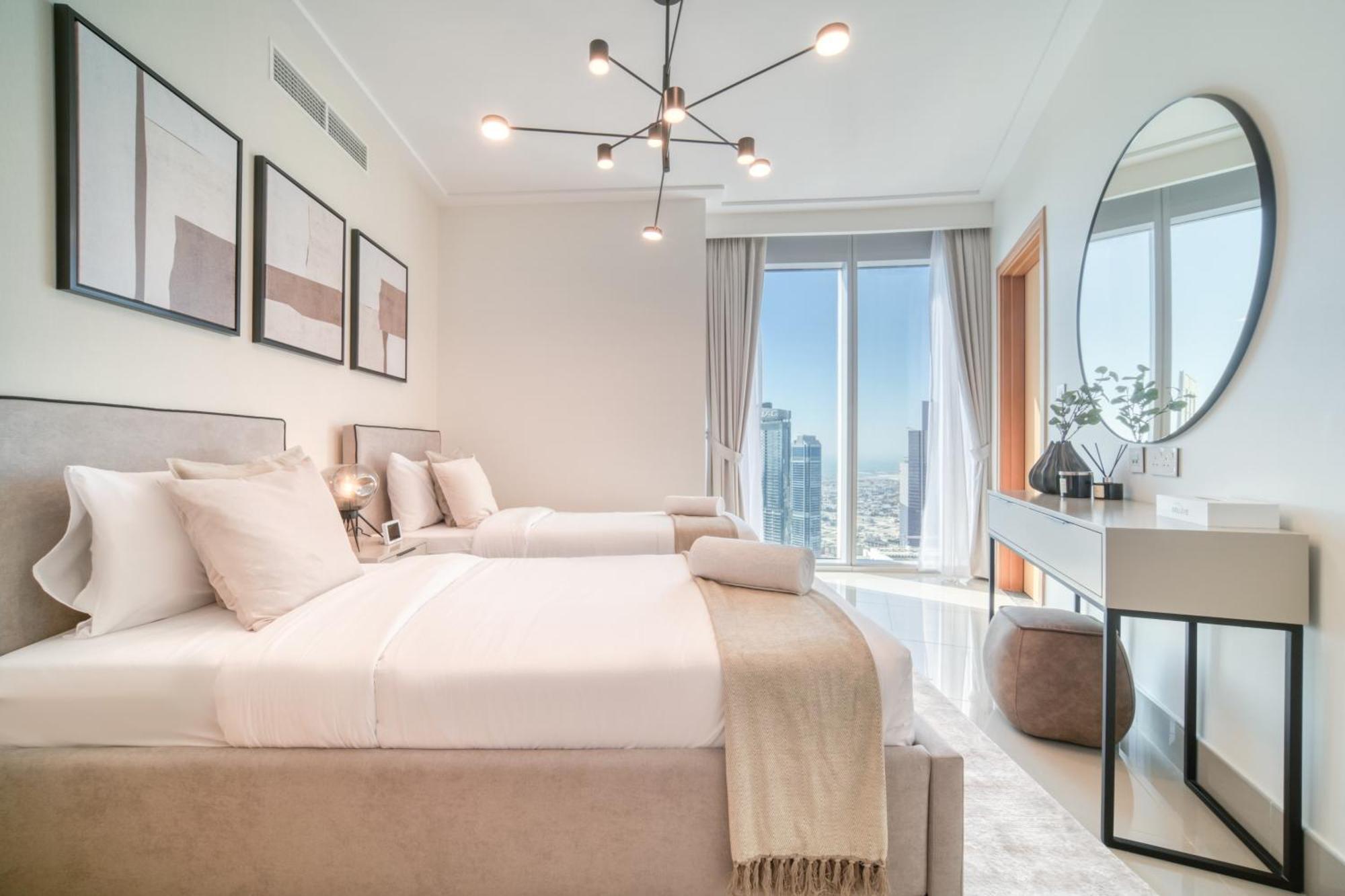 Apartamento Downtown Luxury - Stunning Burj Khalifa & Sea View - 5 Minutes Walk To Mall *