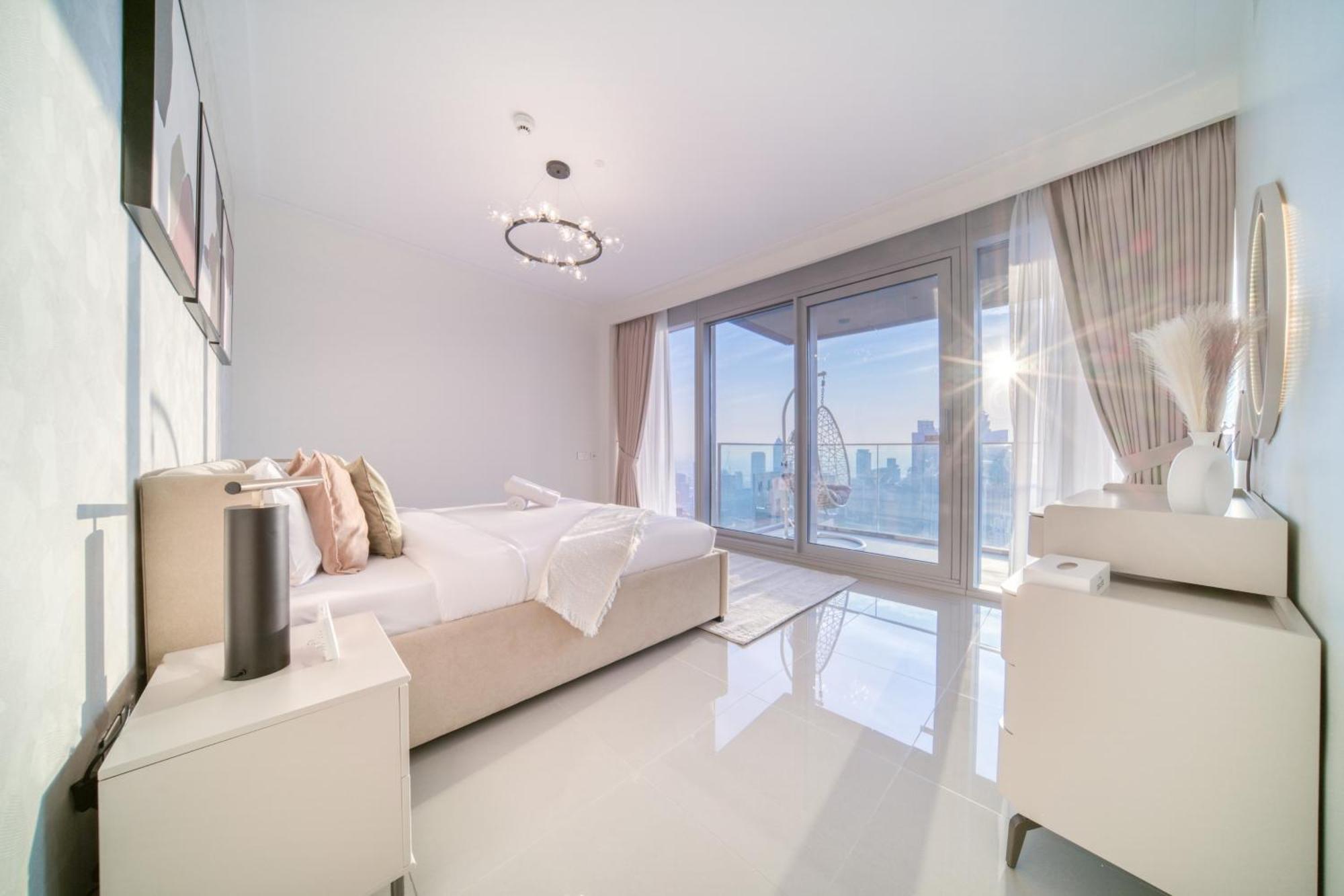 Downtown Luxury - Stunning Burj Khalifa & Sea View - 5 Minutes Walk To Mall Apartamento *