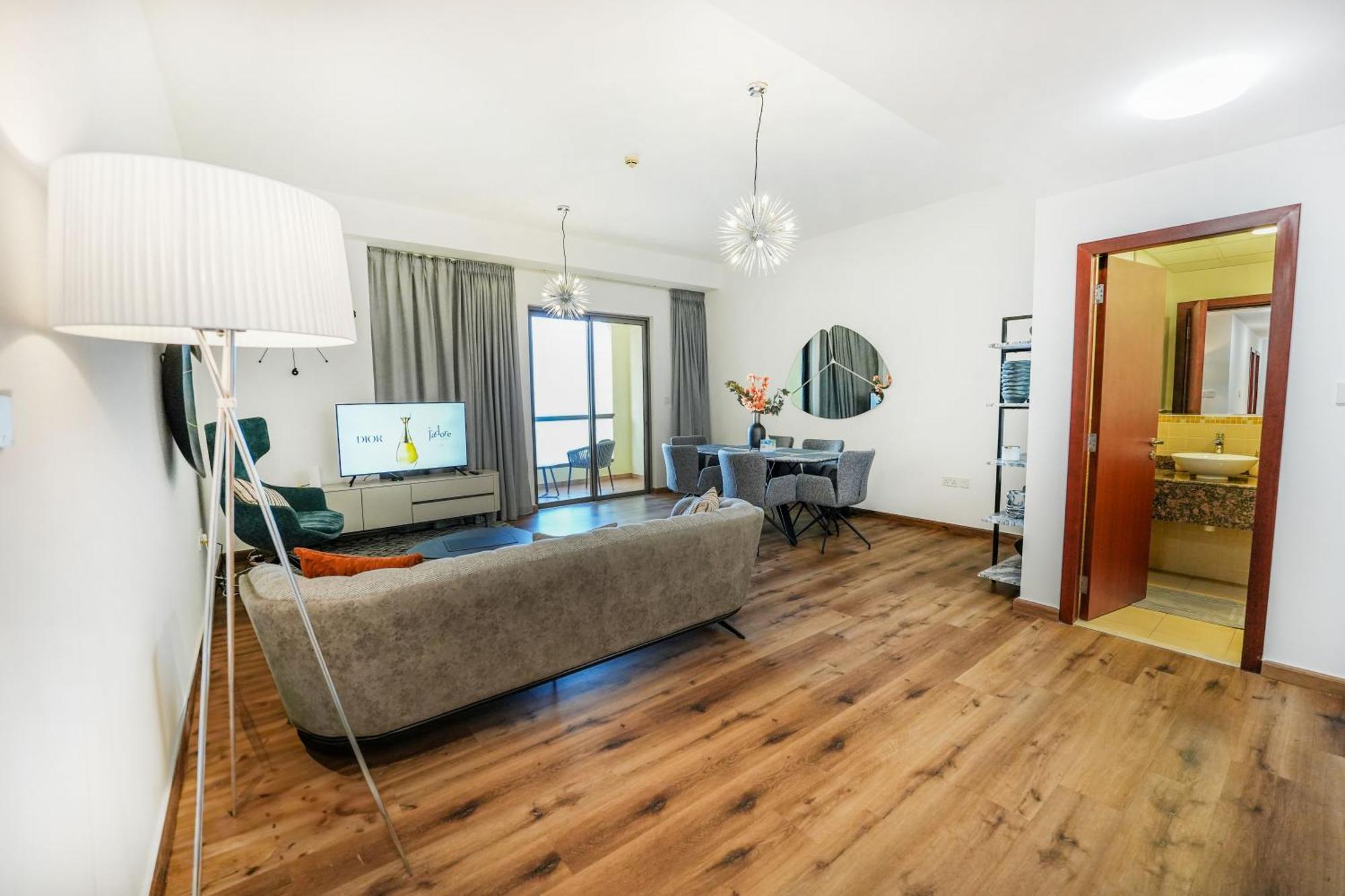 Magnificent Beachfront Two Bedroom With Full Sea & Beach View Dubai