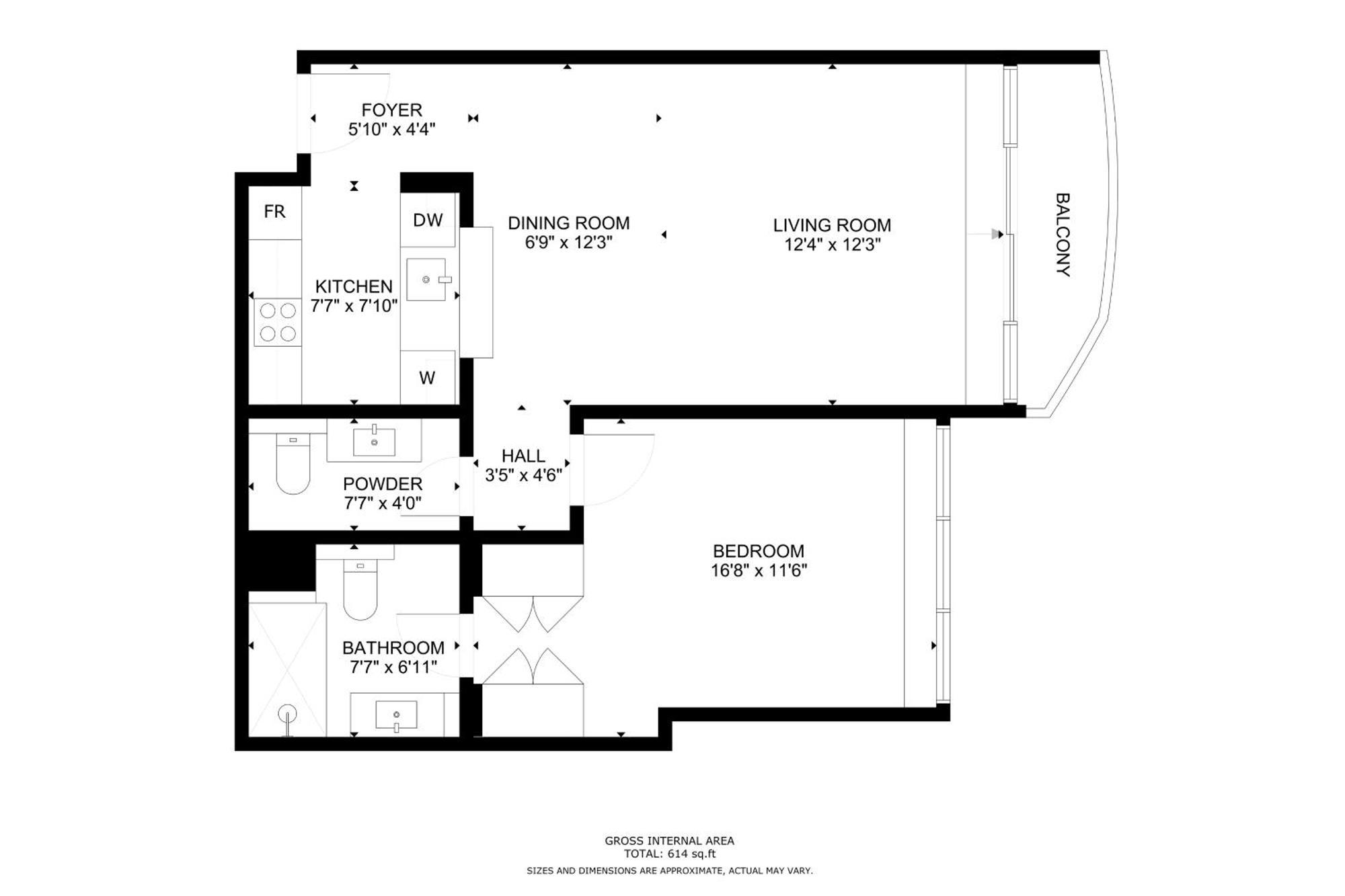 Apartment The Point Tower - Chic One Bedroom Dubai